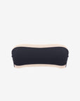 Bianca | Fascia Bordata Con Coppe - Nero/Beige - donna - Raggianti