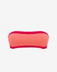 Bianca | Fascia Bordata Con Coppe - Rosa/Rosso - donna - Raggianti