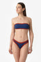 Bianca | Fascia Bordata Con Coppe - Blu/Ruggine - donna - Raggianti