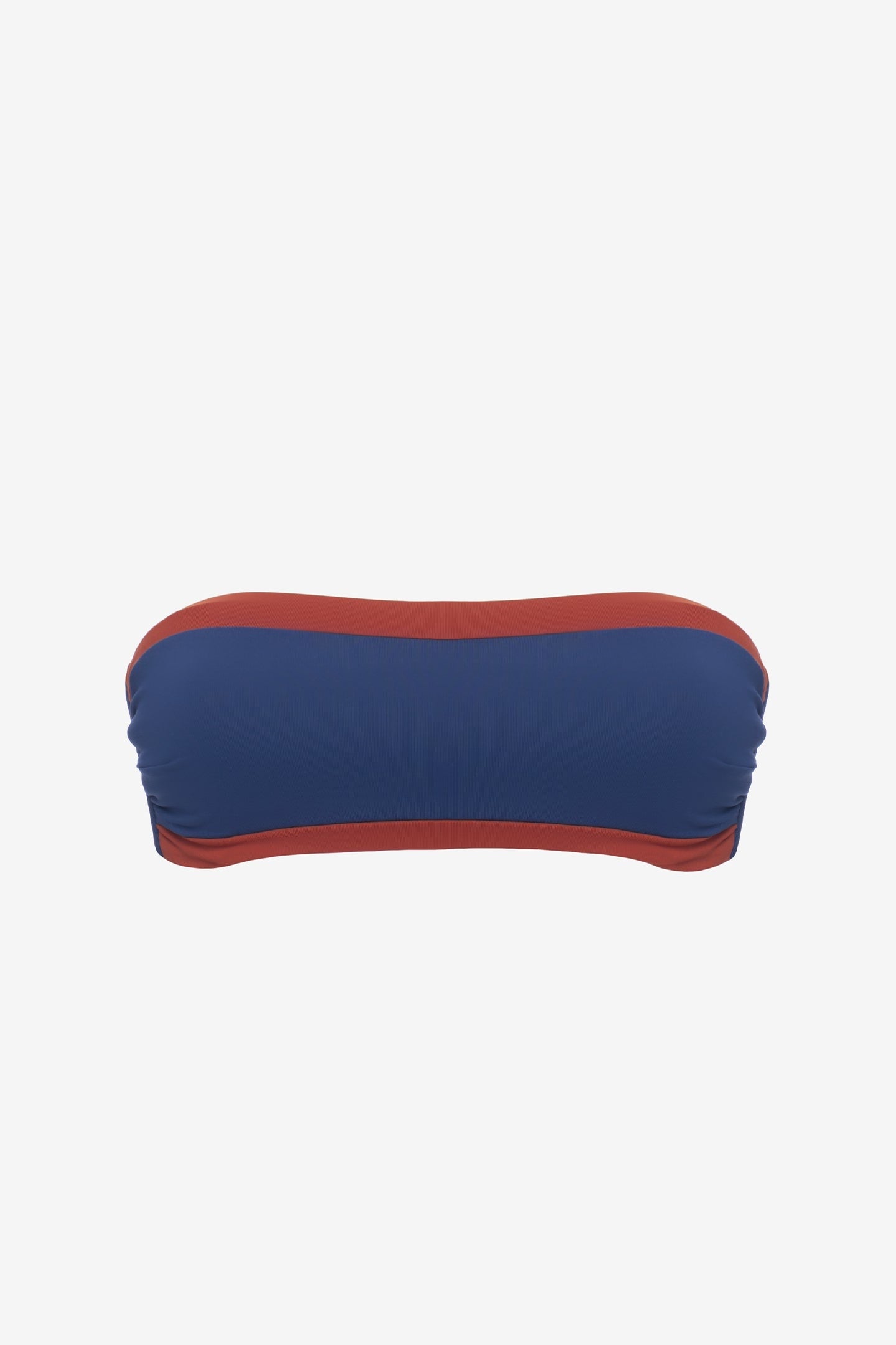 Bianca | Fascia Bordata Con Coppe - Blu/Ruggine - donna - Raggianti