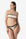 Bianca | Fascia Bordata Con Coppe - Beige/Nero - donna - Raggianti