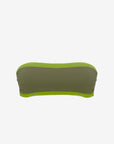 Bianca | Fascia Bordata Con Coppe - Verde Militare/Verde - donna - Raggianti