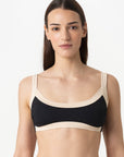 Arianna | Brassiere Bordata - Nero/Beige - donna - Raggianti