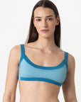 Arianna | Brassiere Bordata - Azzurro/Ottanio - donna - Raggianti