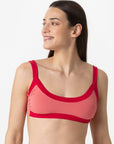 Arianna | Brassiere Bordata - Rosa/Rosso - donna - Raggianti