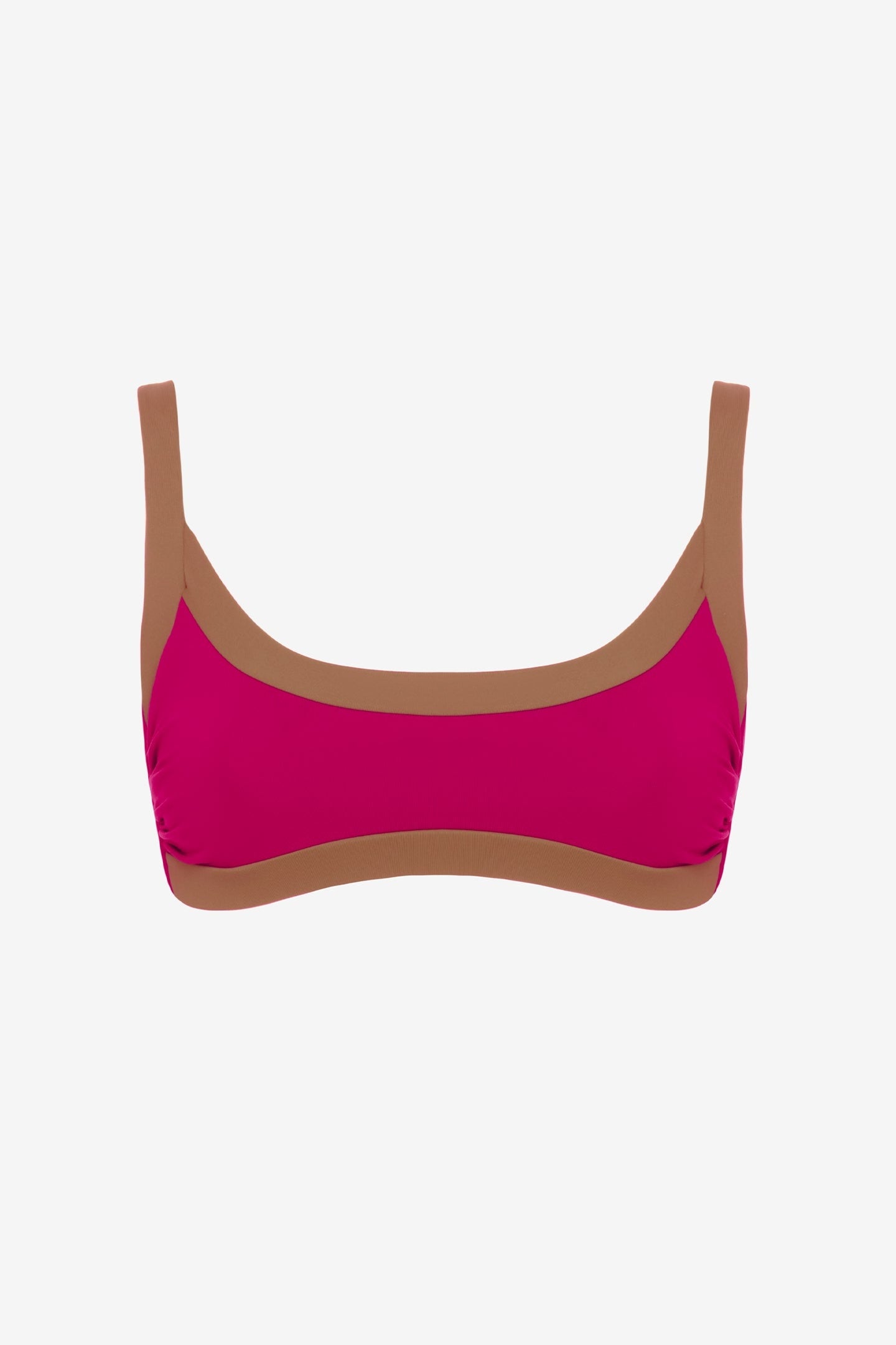 Arianna | Brassiere Bordata - Magenta/Tabacco - donna - Raggianti
