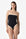 Isa | Intero Fascia Bordato Con Coppe - Nero/Beige - donna - Raggianti