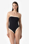 Isa | Intero Fascia Bordato Con Coppe - Nero/Beige - donna - Raggianti