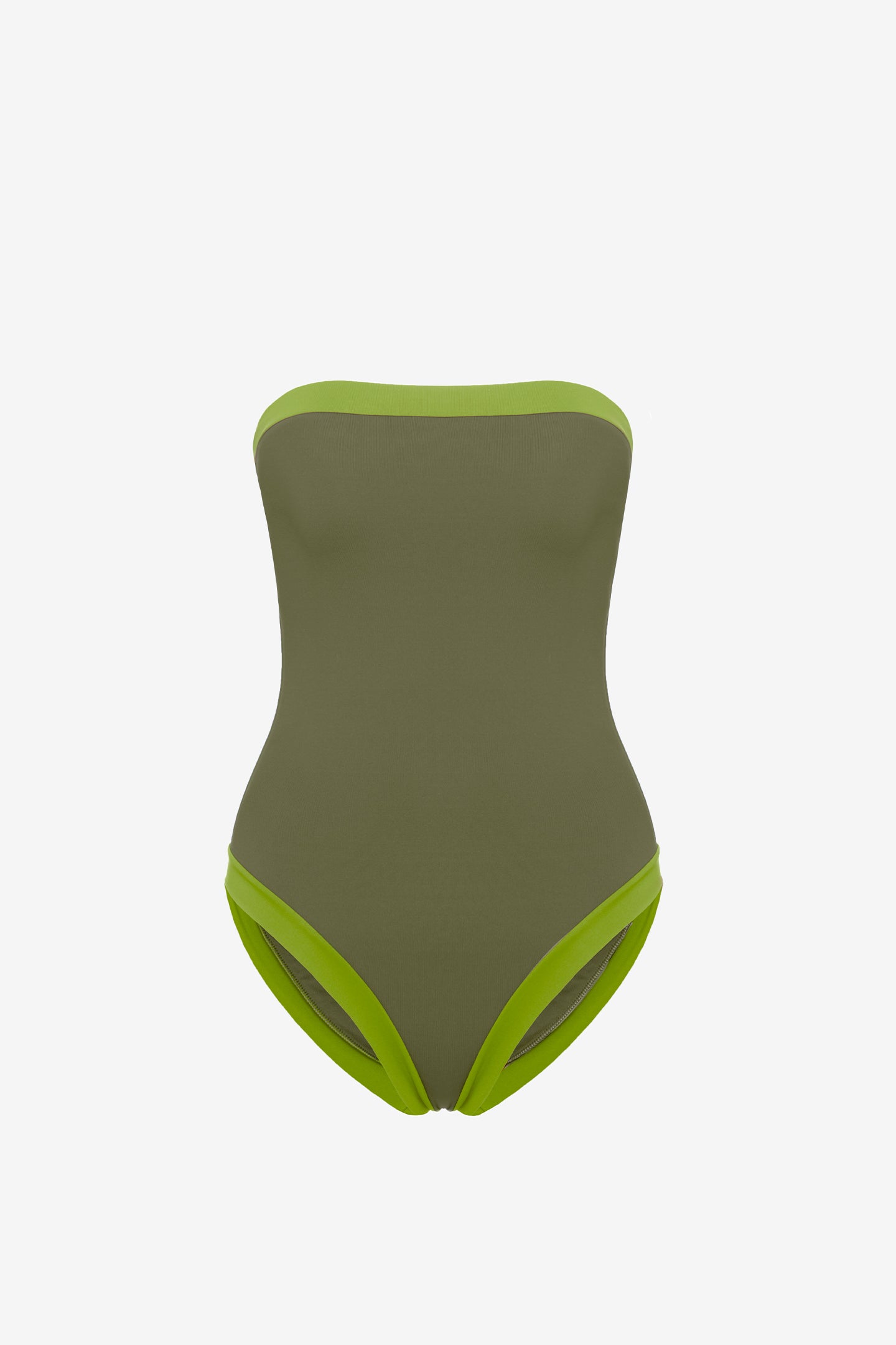 Isa | Intero Fascia Bordato Con Coppe - Verde Militare/Verde - donna - Raggianti