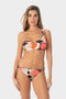 Audrey | Slip Bikini con Laccio Laterale - Burgundy - donna - Raggianti