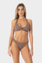 Carlotta | Top Bikini Triangolo all'Americana - Nero/Nudo - donna - Raggianti