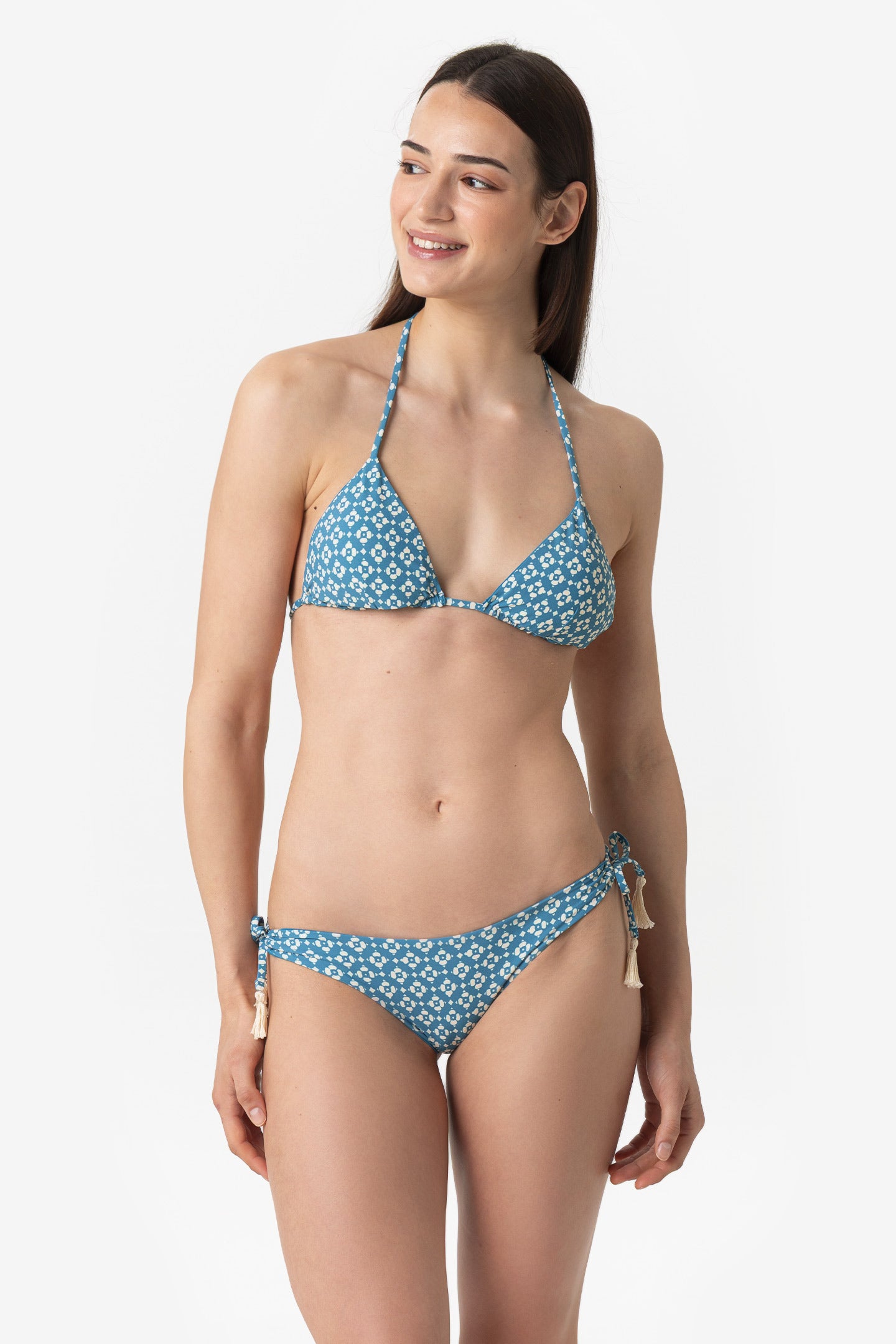 Dalia | Slip Laccio Annodato - Botanic Ottanio - donna - Raggianti