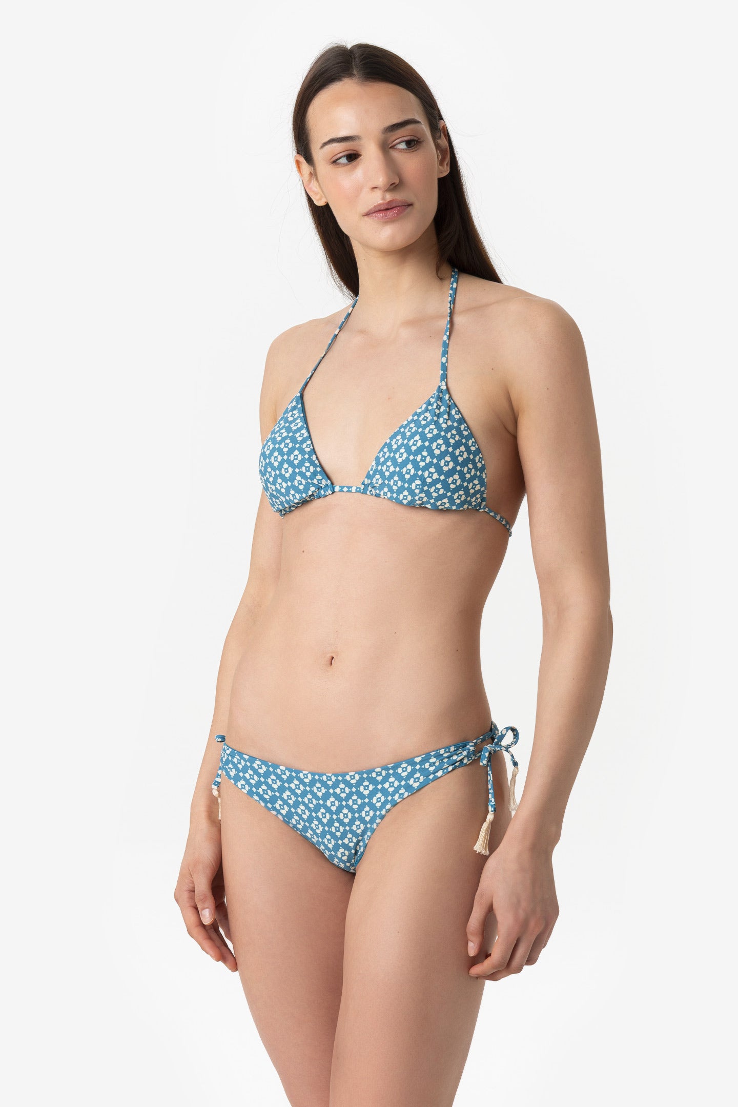 Dalia | Slip Laccio Annodato - Botanic Ottanio - donna - Raggianti