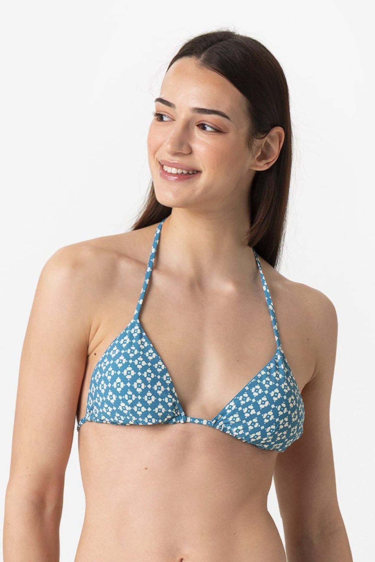 Azzurra | Triangolo Scorrevole Con Coppe - Botanic Ottanio - donna - Raggianti