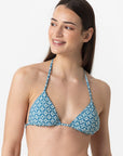 Azzurra | Triangolo Scorrevole Con Coppe - Botanic Ottanio - donna - Raggianti