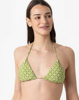 Azzurra | Triangolo Scorrevole Con Coppe - Botonic Verde - donna - Raggianti