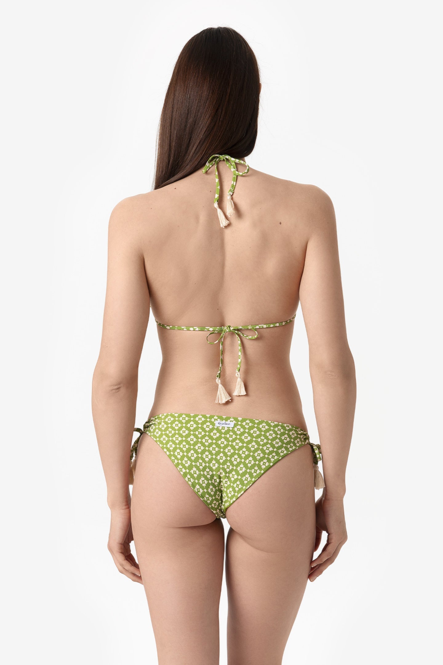 Azzurra | Triangolo Scorrevole Con Coppe - Botonic Verde - donna - Raggianti