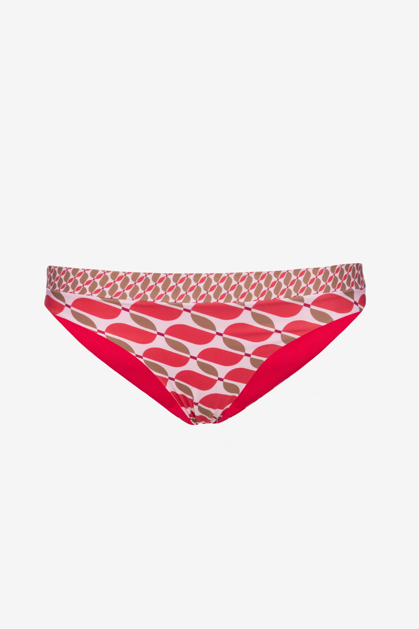 Stella | Slip Vita Bassa Bordato - Retro' Rosso - donna - Raggianti