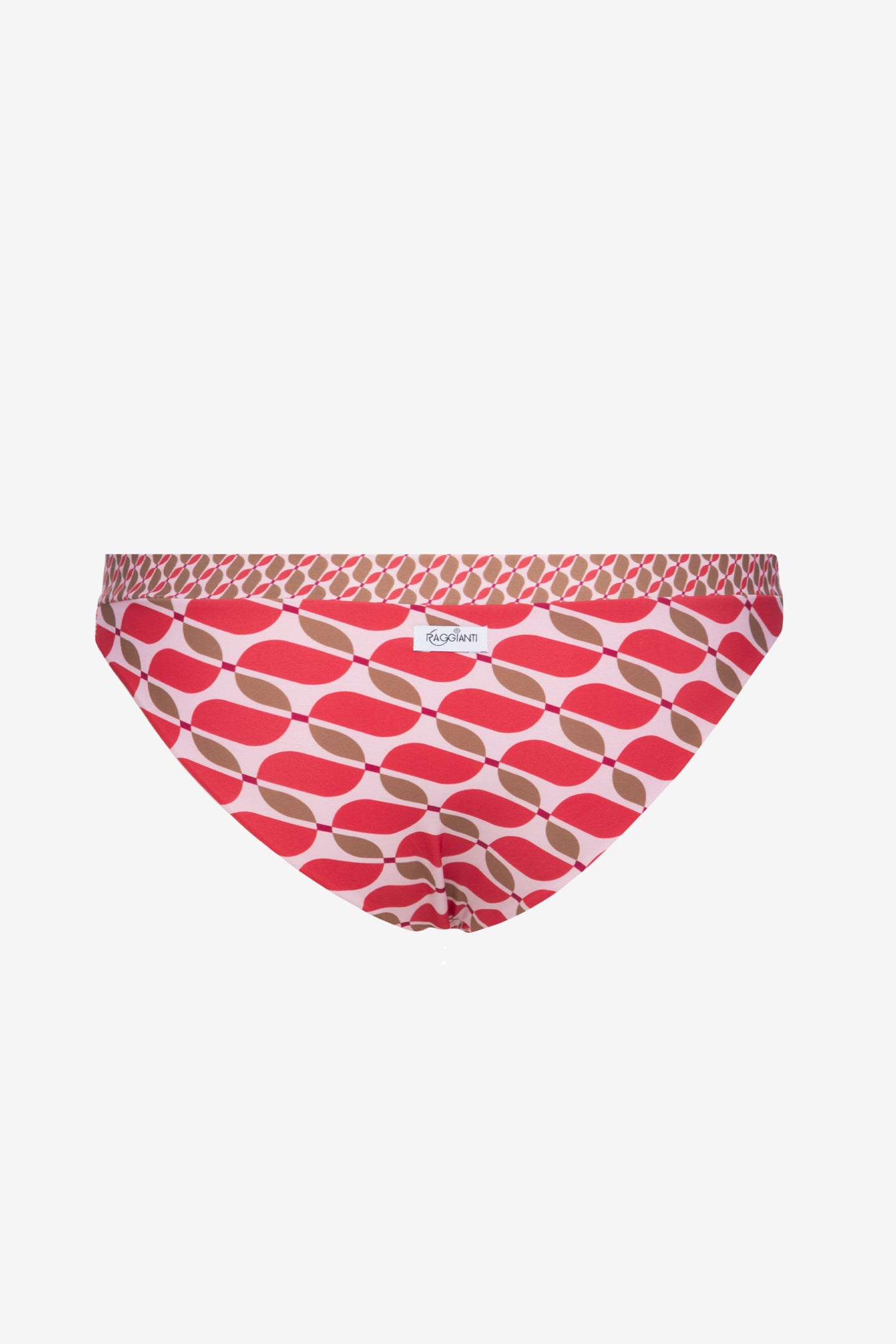 Stella | Slip Vita Bassa Bordato - Retro' Rosso - donna - Raggianti