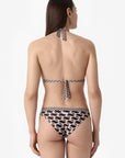 Stella | Slip Vita Bassa Bordato - Retro' Nero - donna - Raggianti