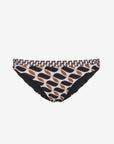 Stella | Slip Vita Bassa Bordato - Retro' Nero - donna - Raggianti