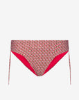 Viviana | Slip Classico Con Binario - Retro' Rosso - donna - Raggianti