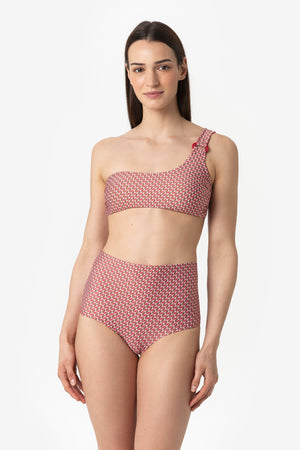 Mara | Slip Vita Alta - Retro' Rosso - donna - Raggianti