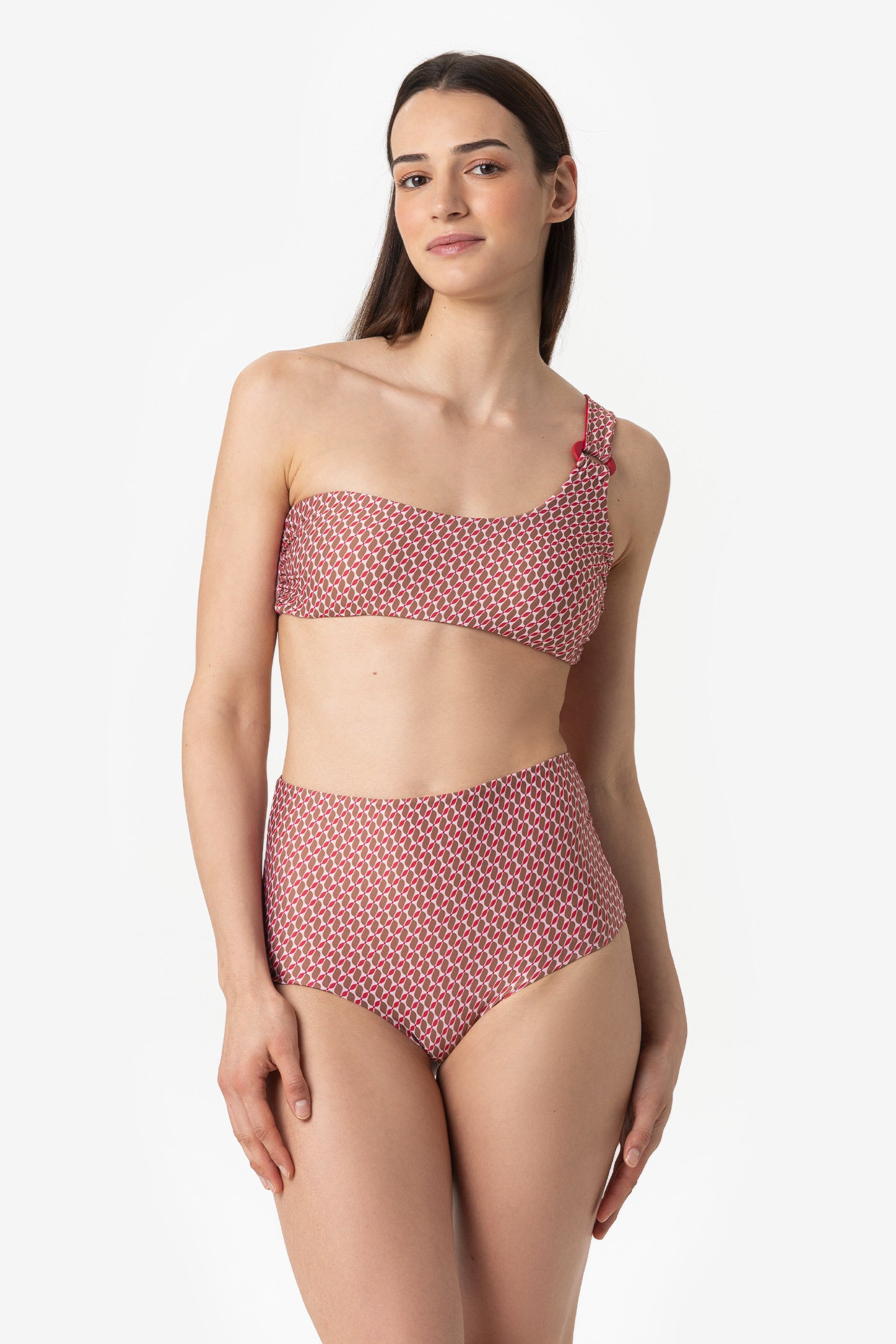 Mara | Slip Vita Alta - Retro' Rosso - donna - Raggianti