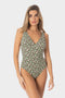 Flavia | Costume Intero Longline - Militare - donna - Raggianti