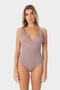 Flavia | Costume Intero Longline - Ruggine - donna - Raggianti