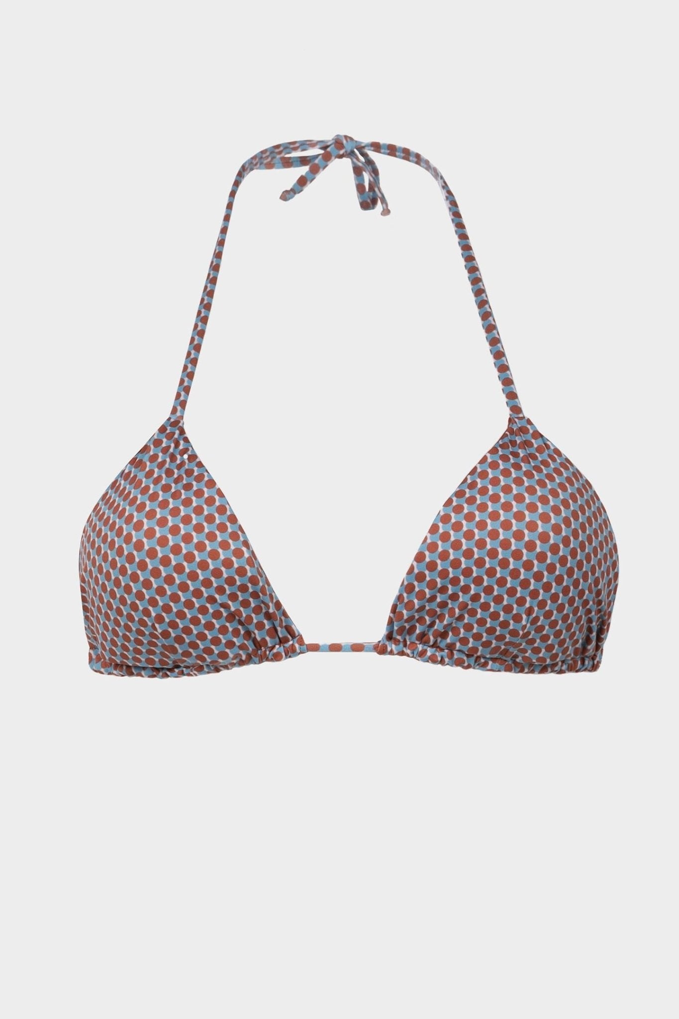 Nina | Reggiseno bikini a triangolo con coppe - Ruggine - donna - Raggianti