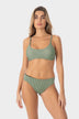 Willow | Top Bikini Bralette con Coppe - Militare - donna - Raggianti