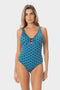 Veronica | Costume Intero con Coppe - Blu Mare - donna - Raggianti
