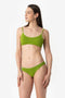 Ginevra | Slip Vita Bassa Con Ricamo - Botonic Verde - donna - Raggianti