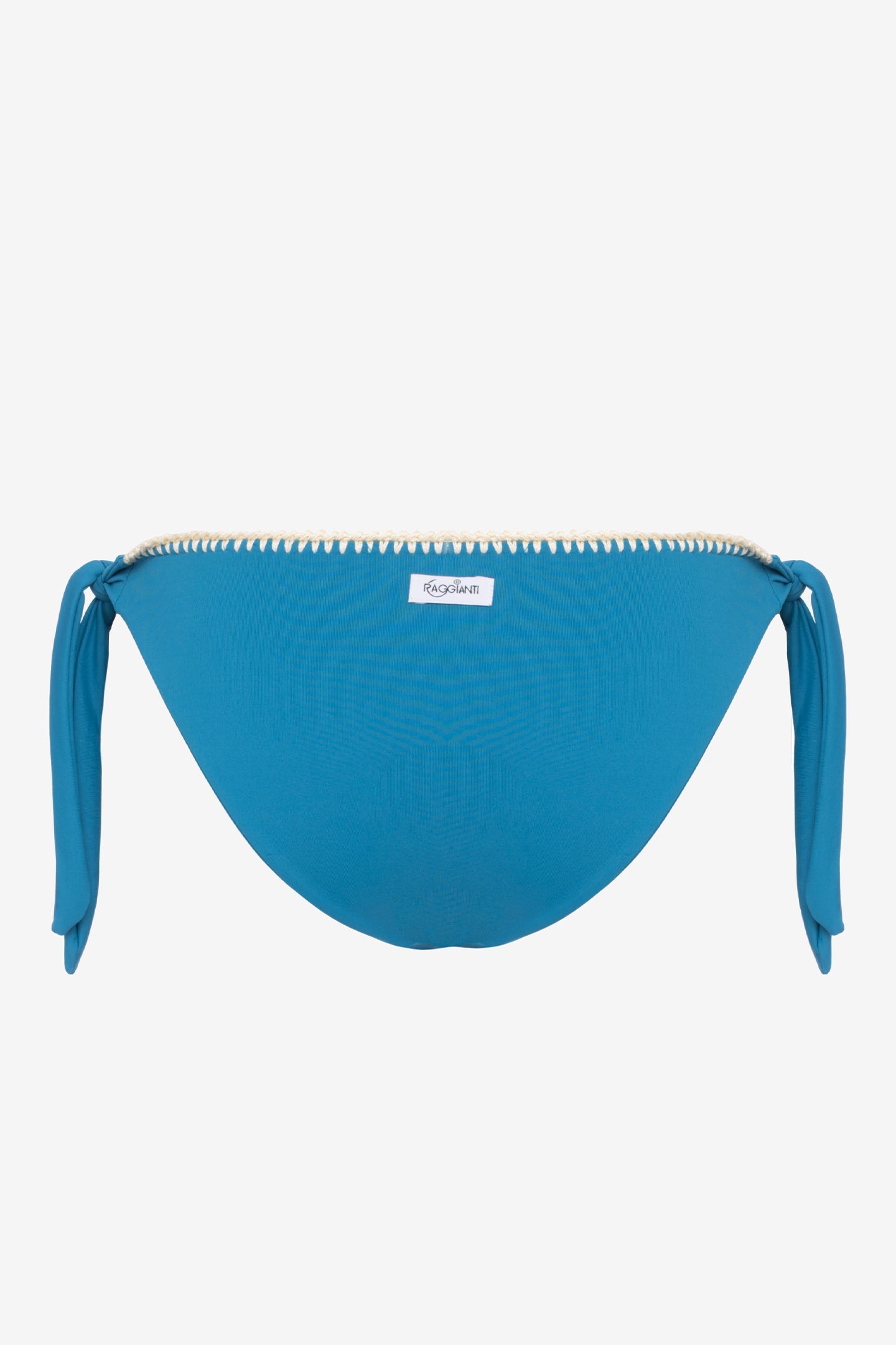 Giorgia | Slip Annodato Con Ricamo - Botanic Ottanio - donna - Raggianti