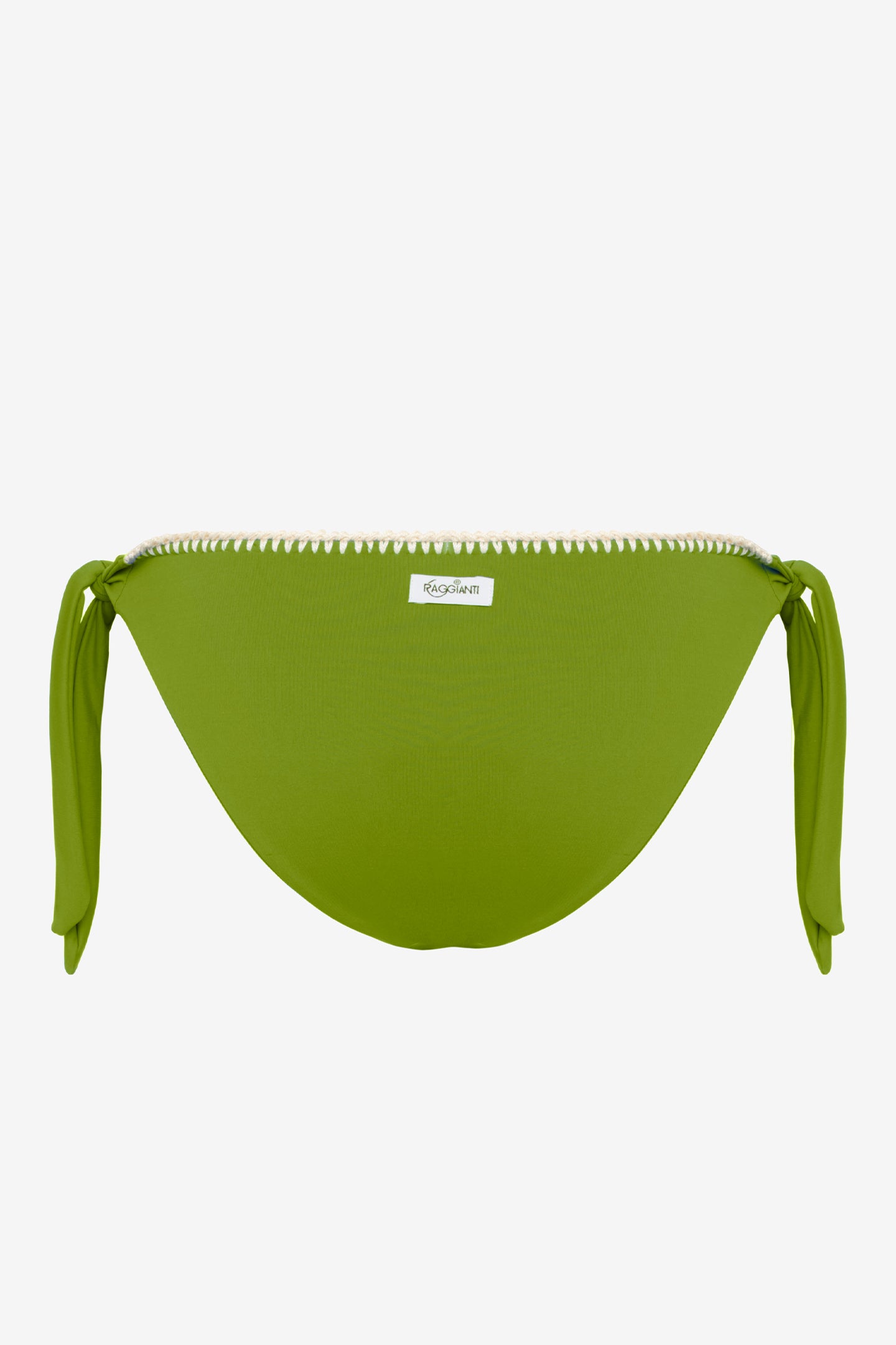 Giorgia | Slip Annodato Con Ricamo - Botonic Verde - donna - Raggianti