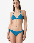 Giorgia | Slip Annodato Con Ricamo - Botanic Ottanio - donna - Raggianti