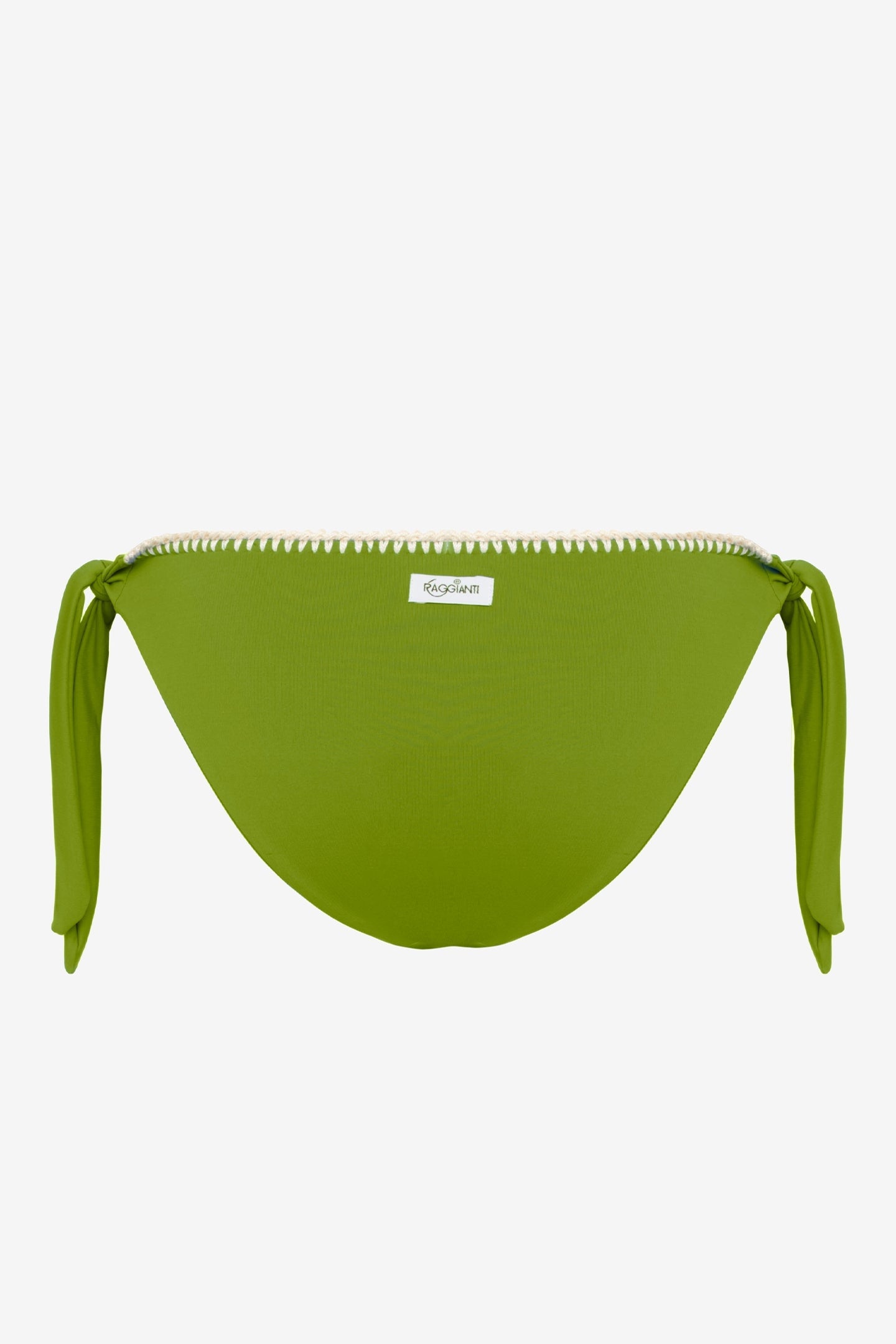 Giorgia | Slip Annodato Con Ricamo - Botonic Verde - donna - Raggianti