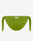 Giorgia | Slip Annodato Con Ricamo - Botonic Verde - donna - Raggianti