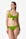 Viviana | Slip Classico Binario Con Ricamo - Botonic Verde - donna - Raggianti