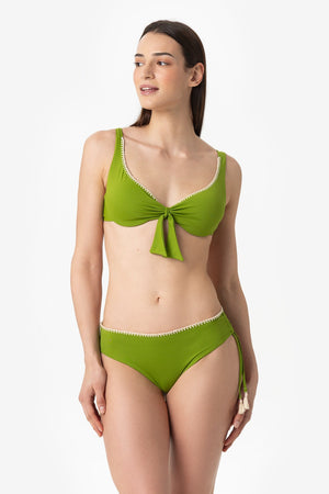 Greta | Triangolo Scorrevole Con Coppe - Botonic Verde - donna - Raggianti