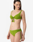 Greta | Triangolo Scorrevole Con Coppe - Botonic Verde - donna - Raggianti