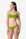 Ginevra | Slip Vita Bassa Con Ricamo - Botonic Verde - donna - Raggianti