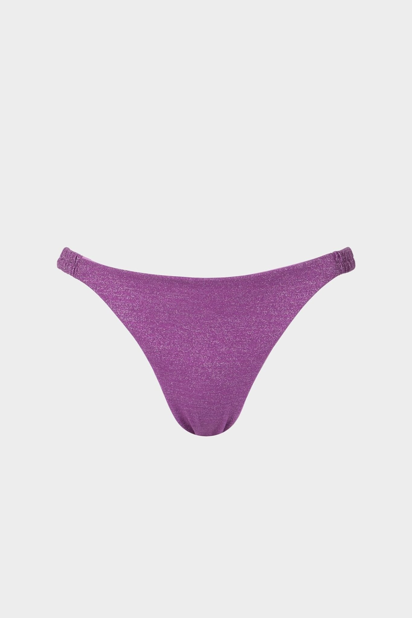 Vittoria | Slip Bikini con Laccetti in Lurex - Glicine - donna - Raggianti